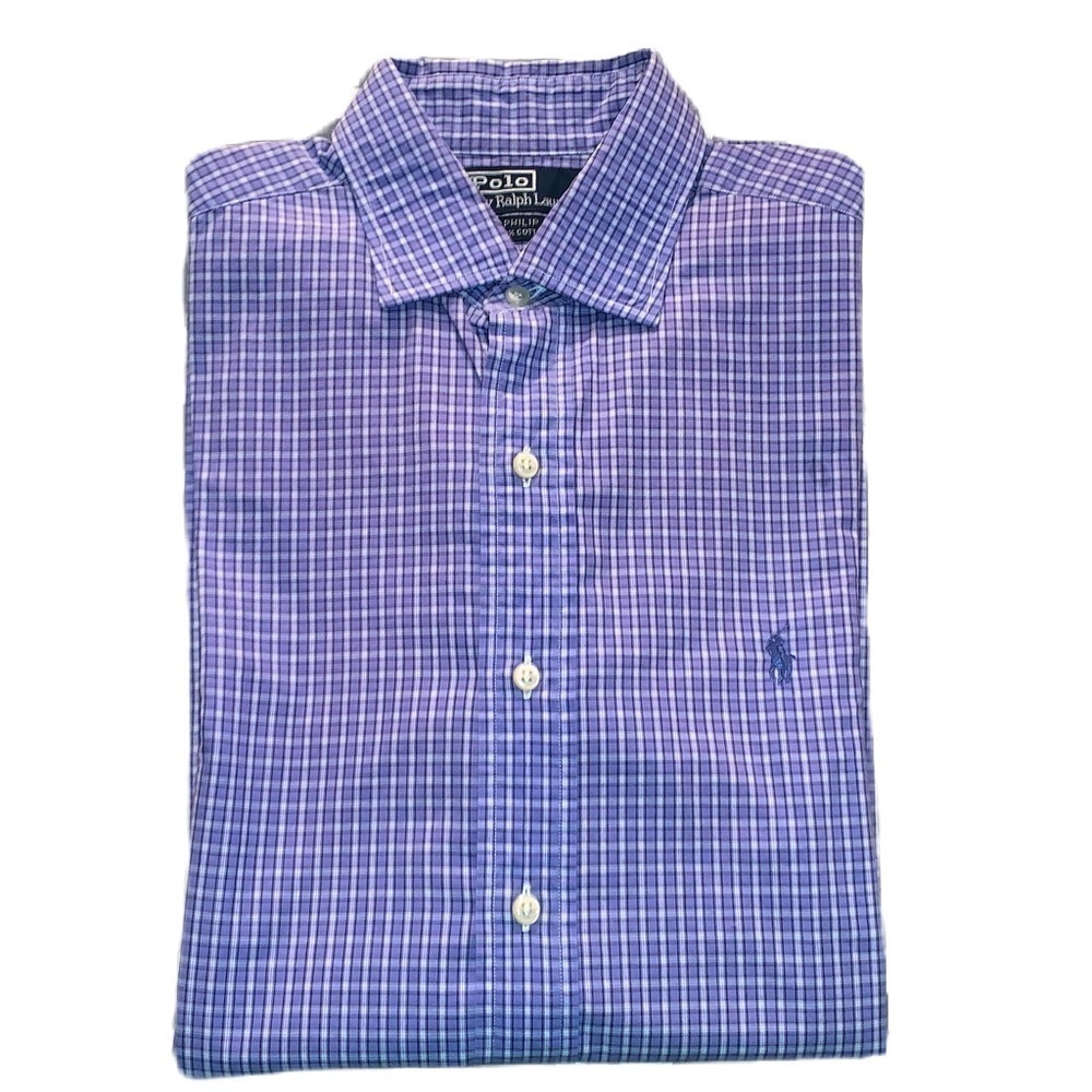Polo Ralph Lauren 15.5 34/35 Philip Classic Dress Shirt - Picture 6 of 6